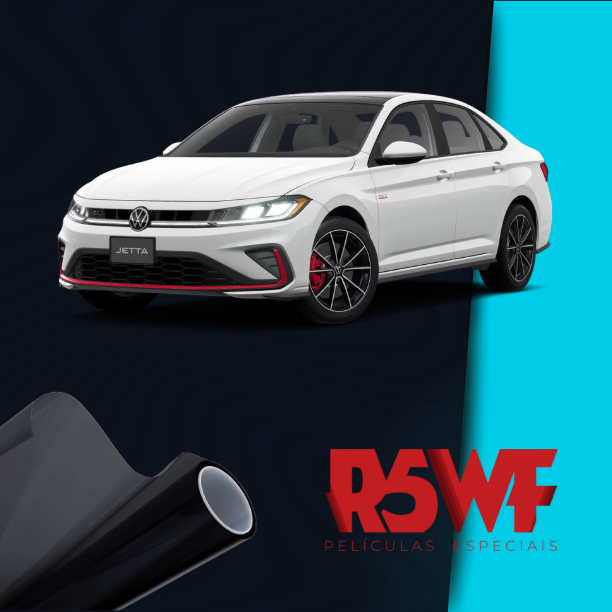Película Insulfilm Nano Cerâmica Automotiva Térmica - Volkswagen Jetta